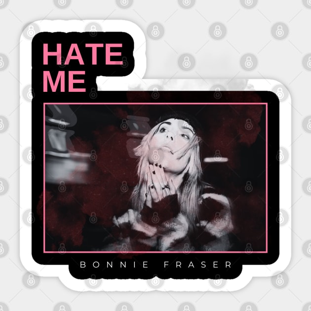 hate me - vintage minimalism Sticker by sagitaerniart